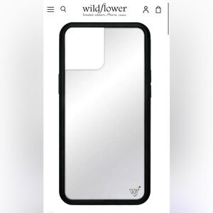 Wildflower iPhone Mirror 12 Pro Max case